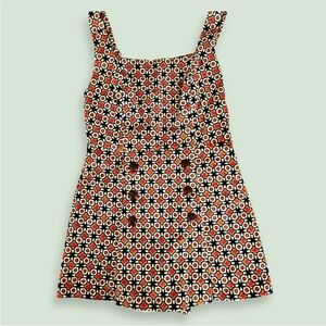 NEW Urban Outfitters BDG Daley Corduroy Skort Romper Overalls Size large